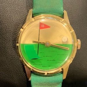 Wind up Golf Ball Swiss Watch